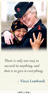 There is only one way to succeed in anything, and that is to give it everything.